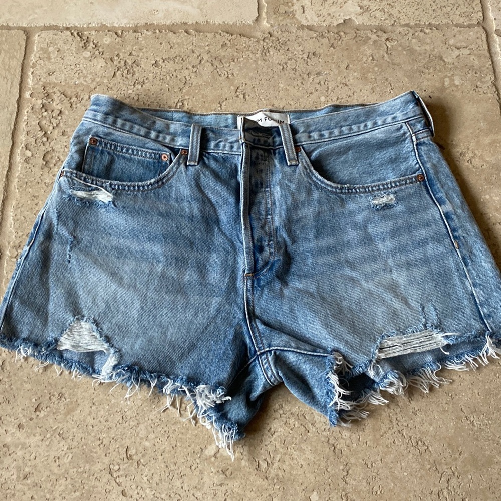 Aritzia Denim Forum Ex Boyfriend Jean Shorts